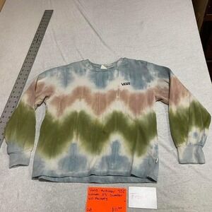 Vans multi-coloured tie-dye long sleeve shirt women small no pockets. SKU452